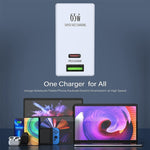 Caricabatterie LDNIO 65W USB-C con cavo Tipo-C
