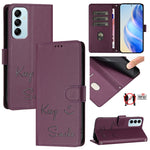 Custodia per telefono in pelle RFID con stampa Smile Embossing, For Samsung Galaxy M54 / F54 5G, For Samsung Galaxy M14 5G Global, For Samsung Galaxy M23 5G / M13 4G, For Samsung Galaxy M53 5G