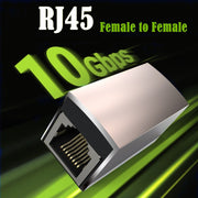 Adattatore di prolunga per cavo Ethernet Cat8/Cat7/Cat6/Cat5 RJ45 femmina-femmina da 10 Gbps
