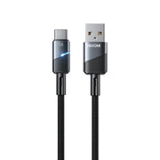 Cavo dati di ricarica rapida USB-Type-C WK WDC-36a con spegnimento intelligente da 1 m e 6 A, WDC-36a