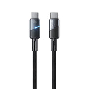 Cavo dati di ricarica rapida da tipo C a tipo C con spegnimento intelligente WK WDC-38 da 1 m PD65W, WDC-38