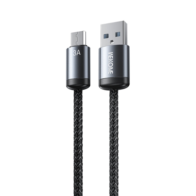 Cavo dati di ricarica rapida WK WDC-32m Raython Gen2 da 1 m 3A USB a Micro USB, WDC-32m