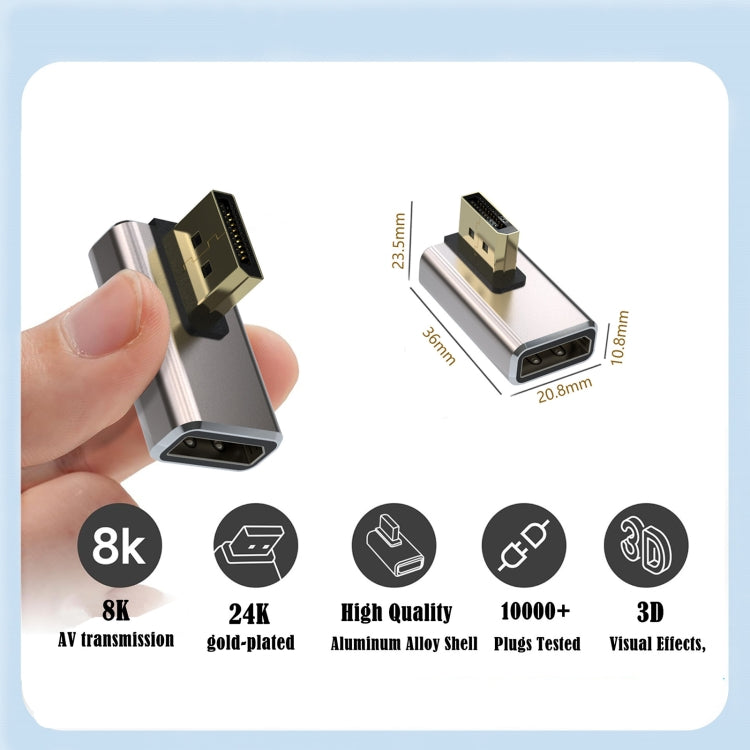 Convertitore adattatore Displayport maschio a Displayport femmina 8K PD1.4, A, B