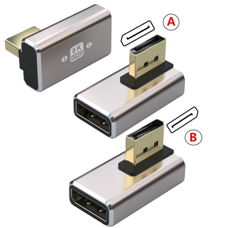 Convertitore adattatore Displayport maschio a Displayport femmina 8K PD1.4, A, B