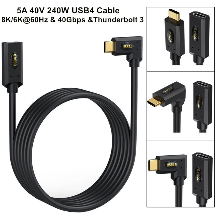 Cavo estensione dati USB-C 240W 1m a gomito