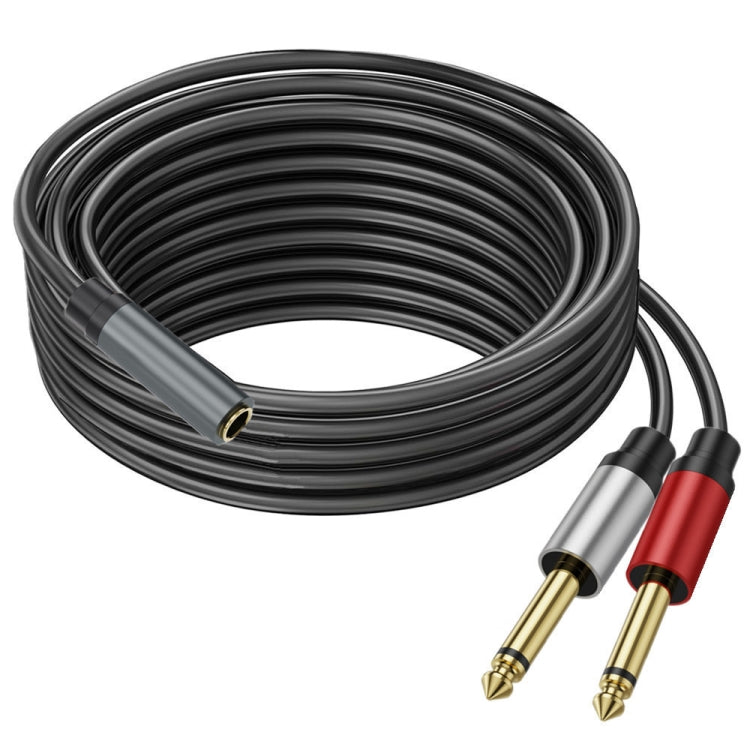 Cavo adattatore audio splitter Y 3,5 mm a 2 x 6,35 mm oro