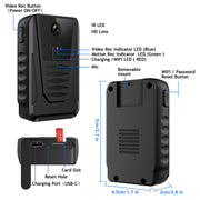 870B 1080P Telecamera portatile multifunzionale indossabile