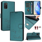 Custodia per telefono in pelle RFID con stampa Smile Embossing, For Samsung Galaxy A52 4G / 5G / A52s 5G, For Samsung Galaxy A03s 164mm, For Samsung Galaxy A03s 166mm, For Samsung Galaxy A03s 165.8mm