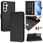 Custodia per telefono in pelle RFID con stampa Smile Embossing, For Samsung Galaxy A35 5G, For Samsung Galaxy A05 4G Global, For Samsung Galaxy A05s 4G Global, For Samsung Galaxy A25 5G Global