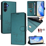 Custodia per telefono in pelle RFID con stampa Smile Embossing, For Samsung Galaxy A56 5G, For Samsung Galaxy A26 5G, For Samsung Galaxy A36 5G, For Samsung Galaxy A16 4G