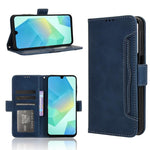 Custodia per telefono in pelle con fessure per carte e texture in vitello effetto pelle, For Samsung Galaxy A06 5G, For Samsung Galaxy A56 5G, For Samsung Galaxy A36 5G, For Samsung Galaxy A16 5G
