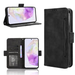 Custodia per telefono in pelle con fessure per carte e texture in vitello effetto pelle, For Samsung Galaxy A06 5G, For Samsung Galaxy A56 5G, For Samsung Galaxy A36 5G, For Samsung Galaxy A16 5G