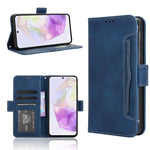 Custodia per telefono in pelle con fessure per carte e texture in vitello effetto pelle, For Samsung Galaxy A06 5G, For Samsung Galaxy A56 5G, For Samsung Galaxy A36 5G, For Samsung Galaxy A16 5G