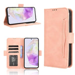 Custodia per telefono in pelle con fessure per carte e texture in vitello effetto pelle, For Samsung Galaxy A06 5G, For Samsung Galaxy A56 5G, For Samsung Galaxy A36 5G, For Samsung Galaxy A16 5G