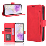 Custodia per telefono in pelle con fessure per carte e texture in vitello effetto pelle, For Samsung Galaxy A06 5G, For Samsung Galaxy A56 5G, For Samsung Galaxy A36 5G, For Samsung Galaxy A16 5G