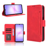 Custodia per telefono in pelle con fessure per carte e texture in vitello effetto pelle, For Galaxy A57 5G, For Galaxy A37 5G, For Galaxy A27 5G, For Samsung Galaxy A07 4G