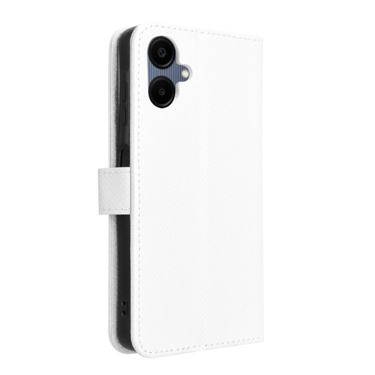 Custodia per telefono in pelle con trama a diamante, For Samsung Galaxy A06