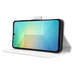 Custodia per telefono in pelle con trama a diamante, For Samsung Galaxy A06