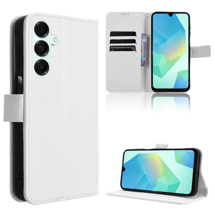 Custodia per telefono in pelle con trama a diamante, For Samsung Galaxy A06 5G, For Samsung Galaxy A56 5G, For Samsung Galaxy A36 5G, For Samsung Galaxy A16 5G