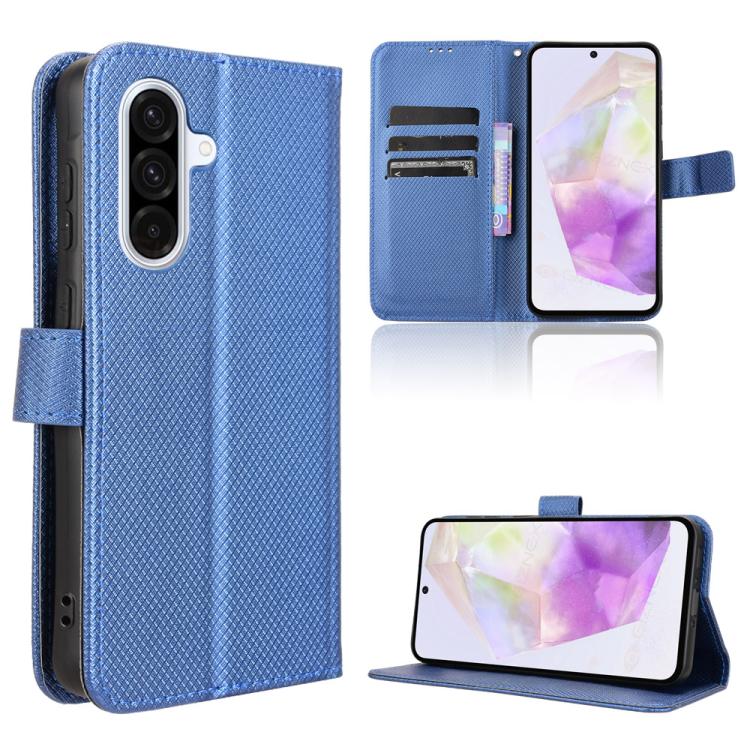 Custodia per telefono in pelle con trama a diamante, For Samsung Galaxy A06 5G, For Samsung Galaxy A56 5G, For Samsung Galaxy A36 5G, For Samsung Galaxy A16 5G