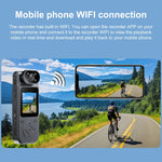 Registratore da viaggio 4K con rotazione 180° e WiFi