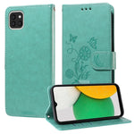 Custodia per telefono in pelle con fiori di farfalla in rilievo, For Galaxy A33 5G, For Galaxy A03 166mm EU, For Galaxy A03 164mm Global, For Galaxy A22 4G EU