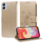 Custodia per telefono in pelle con fiori di farfalla in rilievo, For Galaxy A25 5G Global, For Galaxy A25 5G Japan Version / A25e, For Galaxy A23 4G / 5G, For Galaxy A04e 4G / F04