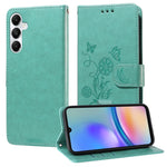 Custodia per telefono in pelle con fiori di farfalla in rilievo, For Galaxy A55 5G, For Galaxy A35 5G, For Galaxy A05, For Galaxy A05s