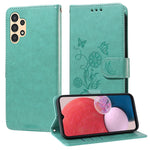 Custodia per telefono in pelle con fiori di farfalla in rilievo, For Galaxy A12 4G / 5G, For Galaxy A13 4G / 5G, For Galaxy A53 5G, For Galaxy A73 5G