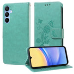 Custodia per telefono in pelle con fiori di farfalla in rilievo, For Galaxy A06 4G / 5G, For Galaxy A36 5G / A56 5G, For Galaxy A06, For Galaxy A15 4G / 5G