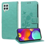 Custodia per telefono in pelle con fiori di farfalla in rilievo, For Galaxy A33 5G, For Galaxy A03 166mm EU, For Galaxy A03 164mm Global, For Galaxy A22 4G EU