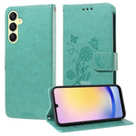 Custodia per telefono in pelle con fiori di farfalla in rilievo, For Galaxy A25 5G Global, For Galaxy A25 5G Japan Version / A25e, For Galaxy A23 4G / 5G, For Galaxy A04e 4G / F04