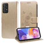 Custodia per telefono in pelle con fiori di farfalla in rilievo, For Galaxy A52 4G / 5G, For Galaxy A32 5G, For Galaxy A71 4G, For Galaxy A51 4G