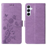 Custodia per telefono in pelle con fiori di farfalla in rilievo, For Galaxy A55 5G, For Galaxy A35 5G, For Galaxy A05, For Galaxy A05s