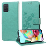 Custodia per telefono in pelle con fiori di farfalla in rilievo, For Galaxy A52 4G / 5G, For Galaxy A32 5G, For Galaxy A71 4G, For Galaxy A51 4G