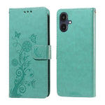 Custodia per telefono in pelle con fiori di farfalla in rilievo, For Galaxy A25 5G Global, For Galaxy A25 5G Japan Version / A25e, For Galaxy A23 4G / 5G, For Galaxy A04e 4G / F04