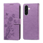 Custodia per telefono in pelle con fiori di farfalla in rilievo, For Galaxy A57 5G, For Galaxy A37 5G, For Galaxy A27 5G, For Galaxy A17 / A26 / A16 5G