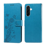 Custodia per telefono in pelle con fiori di farfalla in rilievo, For Galaxy A57 5G, For Galaxy A37 5G, For Galaxy A27 5G, For Galaxy A17 / A26 / A16 5G