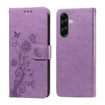 Custodia per telefono in pelle con fiori di farfalla in rilievo, For Galaxy A57 5G, For Galaxy A37 5G, For Galaxy A27 5G, For Galaxy A17 / A26 / A16 5G