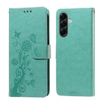 Custodia per telefono in pelle con fiori di farfalla in rilievo, For Galaxy A57 5G, For Galaxy A37 5G, For Galaxy A27 5G, For Galaxy A17 / A26 / A16 5G