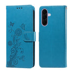 Custodia per telefono in pelle con fiori di farfalla in rilievo, For Galaxy A57 5G, For Galaxy A37 5G, For Galaxy A27 5G, For Galaxy A17 / A26 / A16 5G