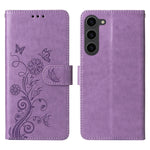 Custodia per telefono in pelle con fiori di farfalla in rilievo, For Galaxy S23 5G, For Galaxy S20 FE, For Galaxy S22 Ultra 5G, For Galaxy S22+ 5G