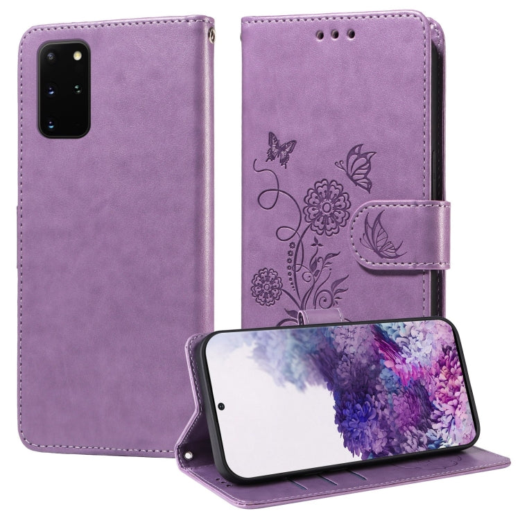 Custodia per telefono in pelle con fiori di farfalla in rilievo, For Galaxy S21 Ultra 5G, For Galaxy S20 Ultra, For Galaxy S20, For Galaxy S20+