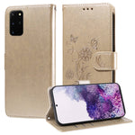 Custodia per telefono in pelle con fiori di farfalla in rilievo, For Galaxy S21 Ultra 5G, For Galaxy S20 Ultra, For Galaxy S20, For Galaxy S20+