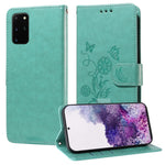 Custodia per telefono in pelle con fiori di farfalla in rilievo, For Galaxy S21 Ultra 5G, For Galaxy S20 Ultra, For Galaxy S20, For Galaxy S20+