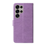 Custodia per telefono in pelle con fiori di farfalla in rilievo, For Galaxy S25 Ultra 5G, For Galaxy S24 FE 5G, For Galaxy S24 Ultra 5G, For Galaxy S24+ 5G