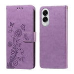 Custodia per telefono in pelle con fiori di farfalla in rilievo, For Galaxy S26 5G, For Galaxy S25 Edge 5G, For Galaxy S25 5G, For Galaxy S25+ 5G