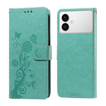 Custodia per telefono in pelle con fiori di farfalla in rilievo, For Galaxy S26 FE 5G, For Galaxy S26+ 5G, For Galaxy S26 Edge 5G, For Galaxy S26 Ultra 5G