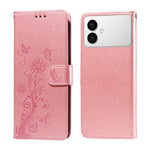 Custodia per telefono in pelle con fiori di farfalla in rilievo, For Galaxy S26 FE 5G, For Galaxy S26+ 5G, For Galaxy S26 Edge 5G, For Galaxy S26 Ultra 5G