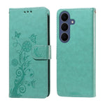 Custodia per telefono in pelle con fiori di farfalla in rilievo, For Galaxy S26 FE 5G, For Galaxy S26+ 5G, For Galaxy S26 Edge 5G, For Galaxy S26 Ultra 5G